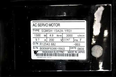 USED YASKAWA ELECTRIC SGMSH-15A2A-YR31