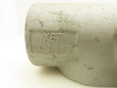 Eaton Crouse-Hinds X67 Condulet Conduit Outlet Body 2" NPT Lot Of 2