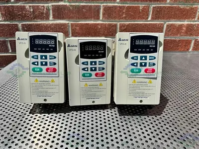 Used DELTA ELECTRONICS VFD022B43B INVERTER DRIVE 3 PH, 0-480V OUTPUT, 0.1-400HZ Electronics & Components California US | Equipment Lab #1271598