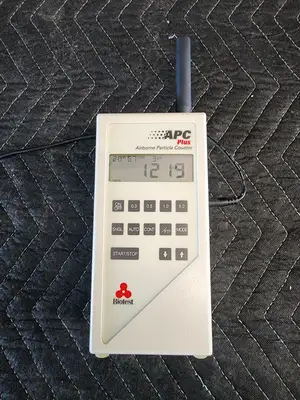 Biotest 942300 APC Plus Airborne Particle Size Counter 0.3 0.5 1.0 5.0 UM