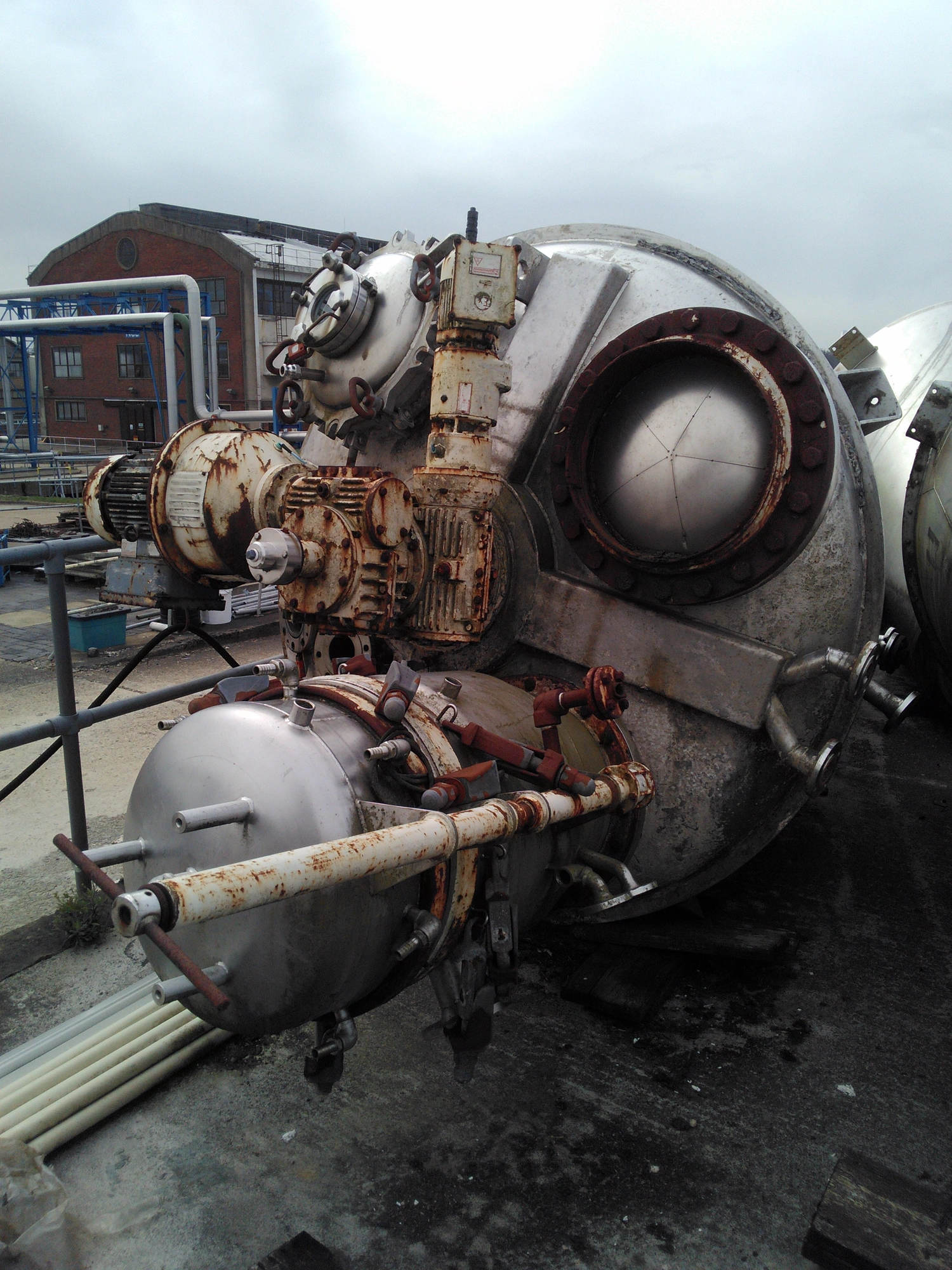 2,200L Vierco  S/S  JKTD Vacuum Cone Mixer Drier Type MF200