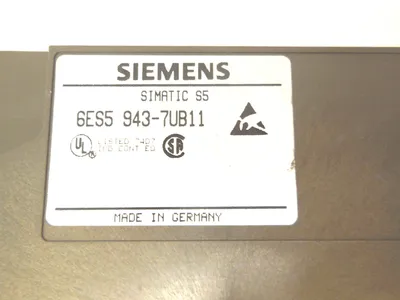 USED SIEMENS 6ES5-943-7UB11 CPU MODULE 6ES59437UB11