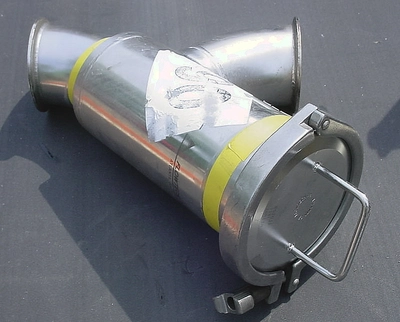 USED FLOWTECH 4" STRAINER 54 Y STRAINER FILTER