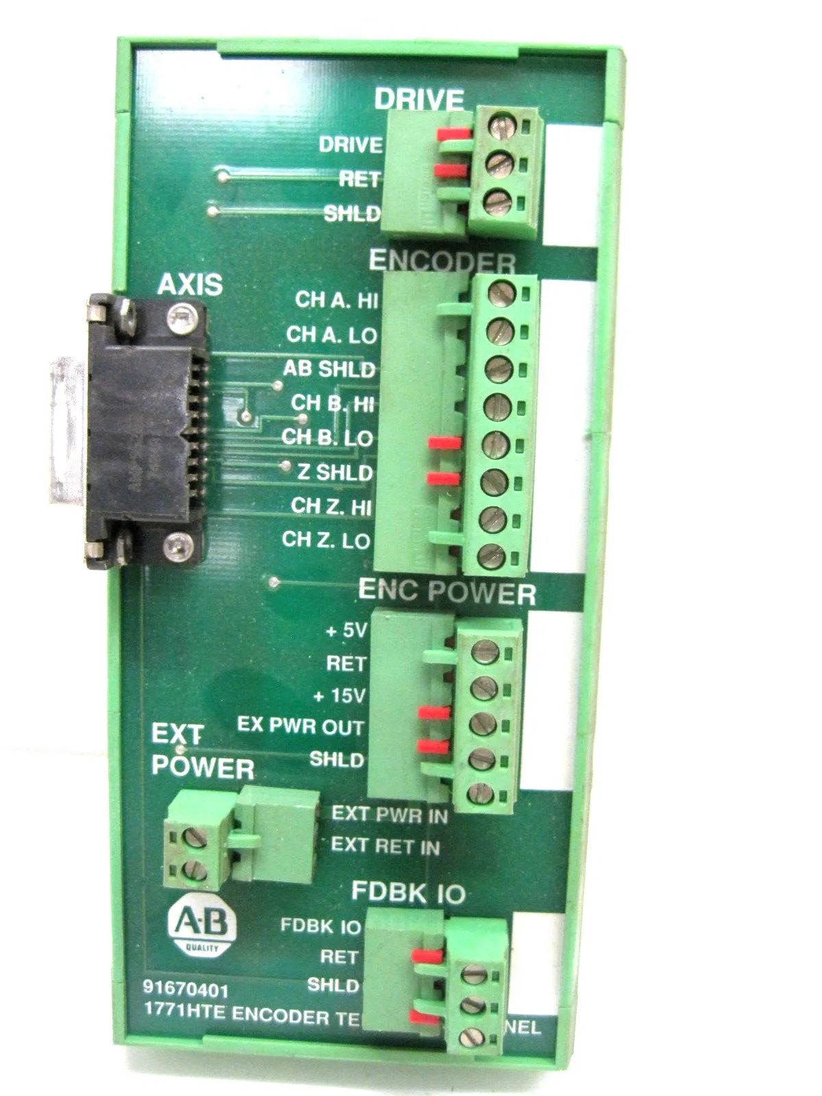 NEW ALLEN BRADLEY 1771-HTE TERMINAL PANEL 1771HTE