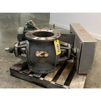 Used 10" Stainless Steel Flo-Tronics Rotary Airlock Feeder Valve