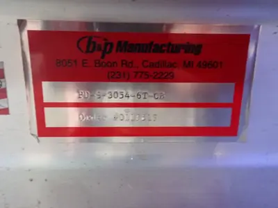 Used B & P MANUFACTURING PDS30546TCB Chemical & Process Equipment Ohio US | HGR 24 #1279018