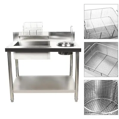 NEW Breading Table Fried Food Prep Breader Station Chicken Fish Vegetable Fry