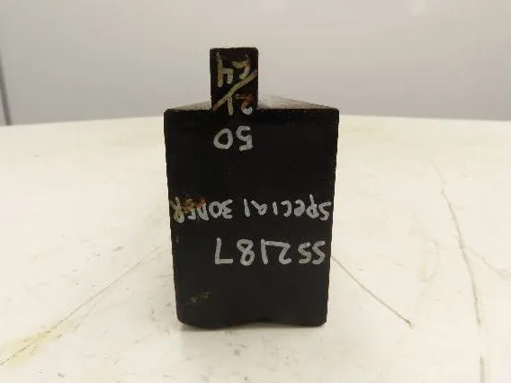 Press Brake Die 50-3/8" Long 145°V 1/2" Tang 1-7/8" Wide 2-13/16" H