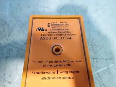 NEW LUMBERG AUTOMATION ASBS 8/LED 54
