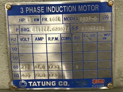USED TATUNG BBDP-D