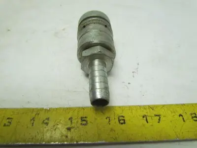 Dynaquip DC-2 1/2"NPT Quick Coupler Hydraulic Coupling Steel w/1/4" Hose Barb