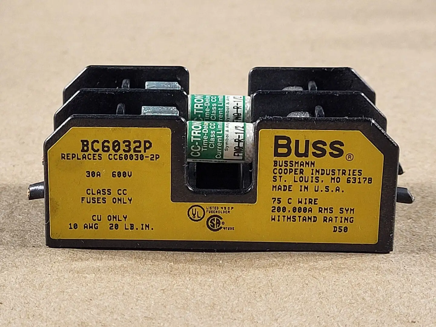 USED BUSSMANN BC6032P