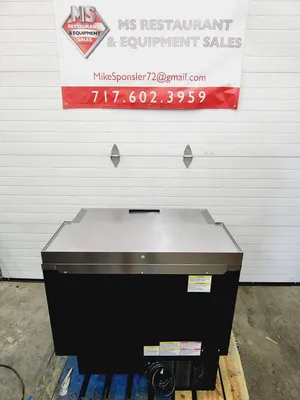 Beverage Air SF34HC-B Horizontal Bottle Cooler SF34HC Shallow Well
