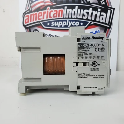 Used Allen-Bradley ["700-CF400D", "700CF400D"] Relays & Switches California US | American Industrial Supply Co. #1377052