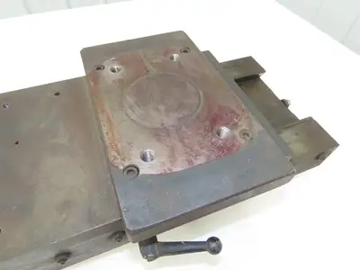 Milling Machine Sliding Dovetail Threaded Fixture Table 8"x12" With 10"x6" Added