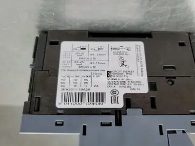 USED Siemens 3RV2011-1BA20 SIRIUS CIRCUIT BREAKER