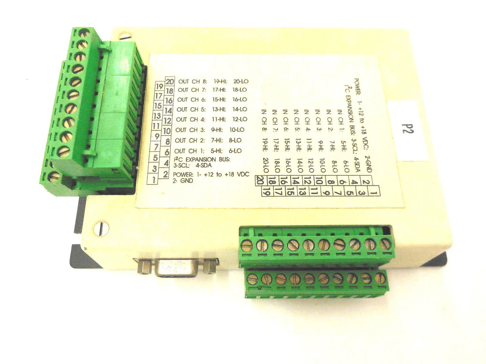 OHMIC INSTRUMENTS MCSP-8AO MULTI-CHANNEL PROCESSOR MCSP8AO