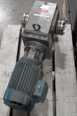 Reliance Stober 2HP Geared Motor Assembly 1680 IN 13.6 OUT K614WG1230MR160 Used