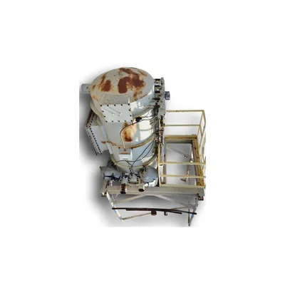2000 CFM Used Filter Receiver Dust Collector Bin Vent With Platform, 855 Sq Ft