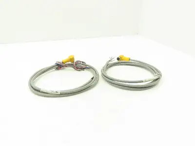 Turck WKS 6T-2 Cable Cord Wire 8-Pin 6' Long Lot of 2