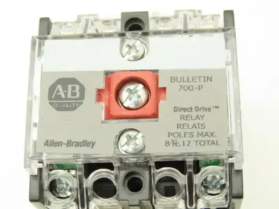 Allen-Bradley 700-P200A1 AC Relay 2 Pole Contactor 10A 600V 2NO 120V Coil Ser E