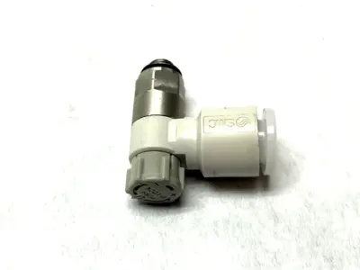 AS1201F-M5-07A | SMC  Speed Control Fitting LOT OF 3 - Used