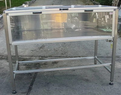 USED JACKETED ENCL CHILL TABLE 36X72 ENCLOSED CHILL TABLE