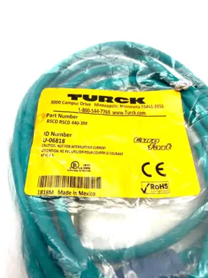 RSCD RSCD 440-3M | Turck  Eurofast Industrial Ethernet Cable U-06818 - New Other