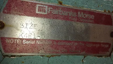 USED FAIRBANKS MORSE 8-D5435WD