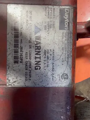 USED DAYTON 3YB77