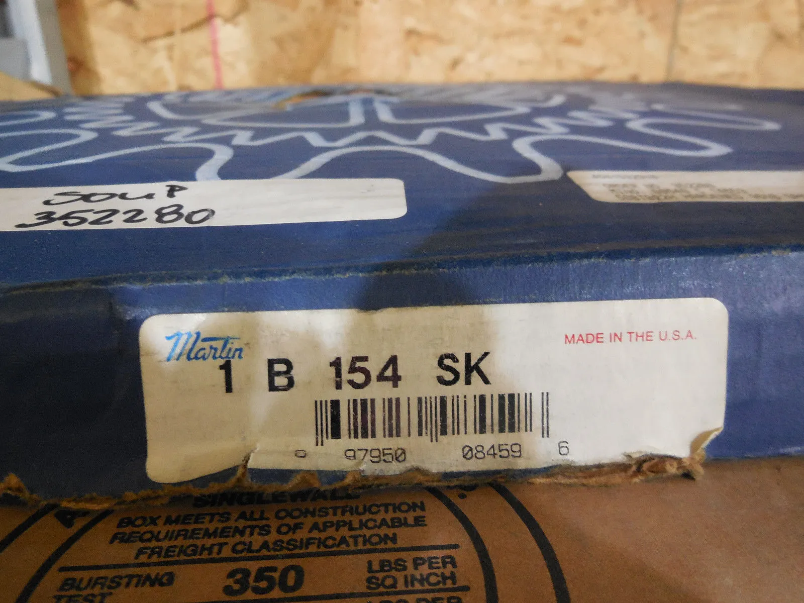NEW MARTIN 1-B-154-SK SHEAVE 1B154SK