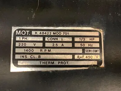 Unbranded,K48422-M00701,Motor
