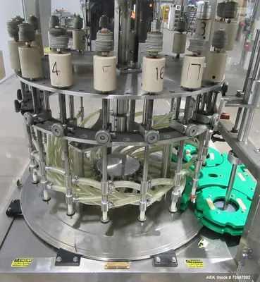 Used KAPSALL FA-R-18E Overflow Pressure Gravity Liquid Fillers Illinois US | Aaron Equipment #1303760