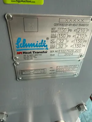 API SCHMIDT-BRETTEN SX13-500-37 Heat Exchanger - Plate | Perry Equipment (2)