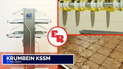 KRUMBEIN | KSSM Vertical In-Pan, Sheet Tray Slicer | Brownie Portioning
