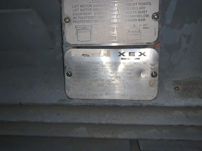 250 hp 1188 rpm 460 volts Reliance Electric AC Motor