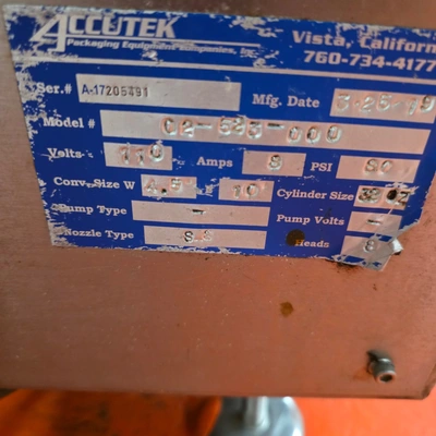 Used Accutek 10-Head Bottling Line Rinser, Filler, Capper, Sleeve Labeler & Bottle Warmer Liquid Fillers South Carolina US | Elite Machine #1224932