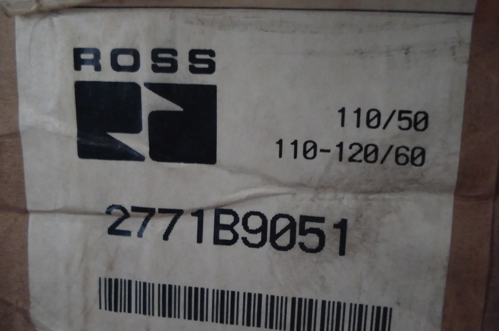 NEW ROSS VALVE 2771B9051