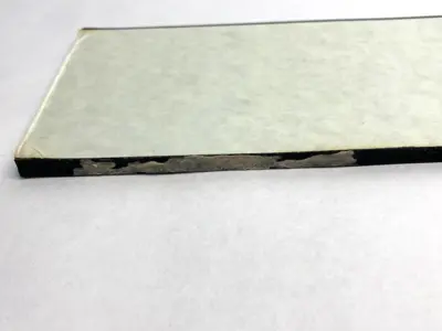 USED E. JAMES RUBBER STRIP EDPM 1/4" THICK 4" WIDE X 36" LONG SHELFWARE