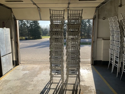Used 32 WOODEN CHAIRS Party/Banquet Supplies Michigan US | Miedema Asset Management Group #1761360