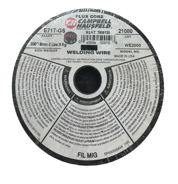 Campbell Hausfeld .030" MIG Welding Wire, 2 lbs,  Mild Steel WE2000