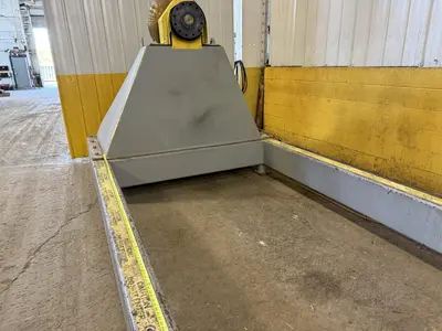 120" SWING X 208" LONG WELDING SYSTEMS HEADSTOCK & TAILSTOCK POWERED WELDING POSITIONER / PIPE ROLLER: YOBRO #23957