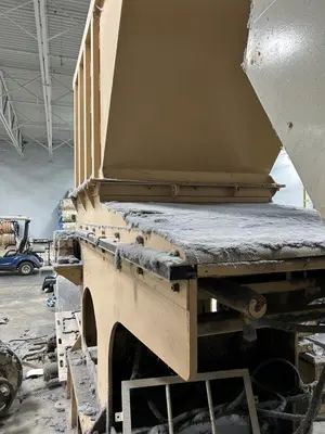 VECOPLAN RG52/100 FF (FILM & FIBER) SHREDDER WITH CUMBERLAND X1000 GRANULATOR – Complete Shred/Grind Line – New 2007