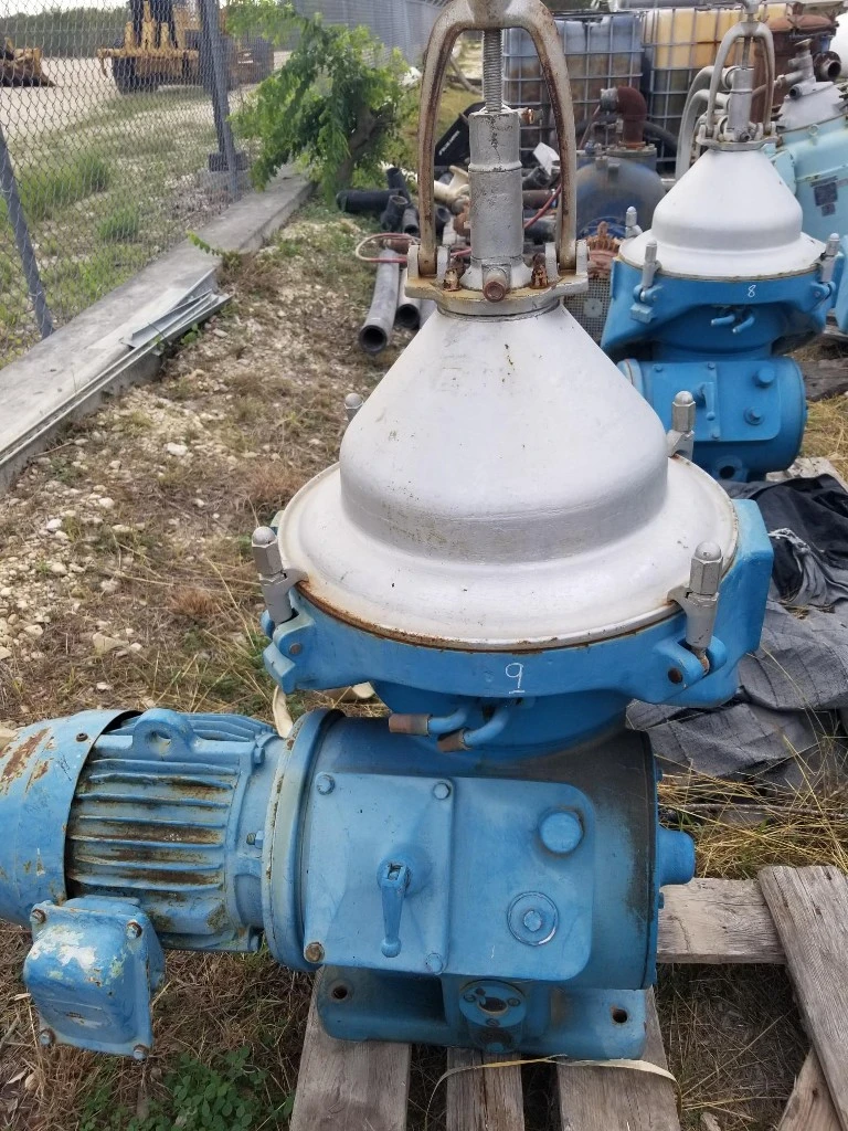 (2) Alfa-Laval WHPX 405 TGD-24-60 oil purifiers, SS.