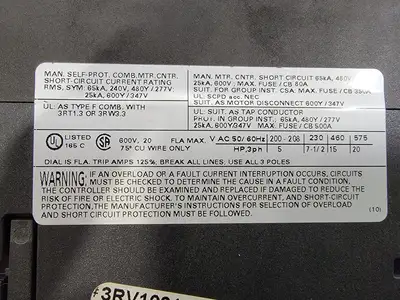 New | in-Stock SIEMENS 3RV1031-4BA10 Switchgears British Columbia CA | Lenmark #243694