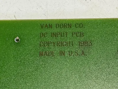 USED VAN DORN 330037 REV-C