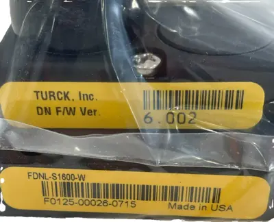 NEW TURCK FDNL-S1600-W I/O MODULE FDNLS1600W
