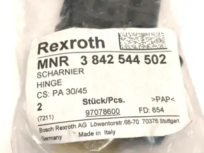 New | in-Stock Bosch Rexroth 3842544502 Misc Fasteners Michigan US | Maverick Industrial Sales #1475386