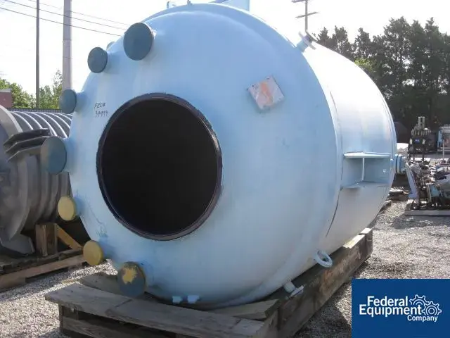 NEW Pfaudler 1,500 Gal Pfaudler Glass-Lined Reactor Body, 100/90#