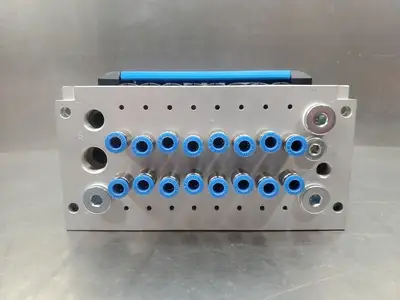 Festo CPV14-GE-FB-8-CPI Manifold w/161360, 162550, 161361 Modules. 6C-19